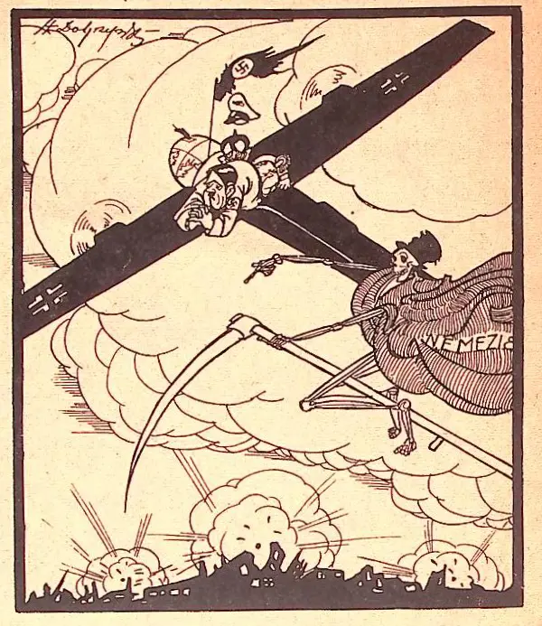 Karikaturen over anti duitsland